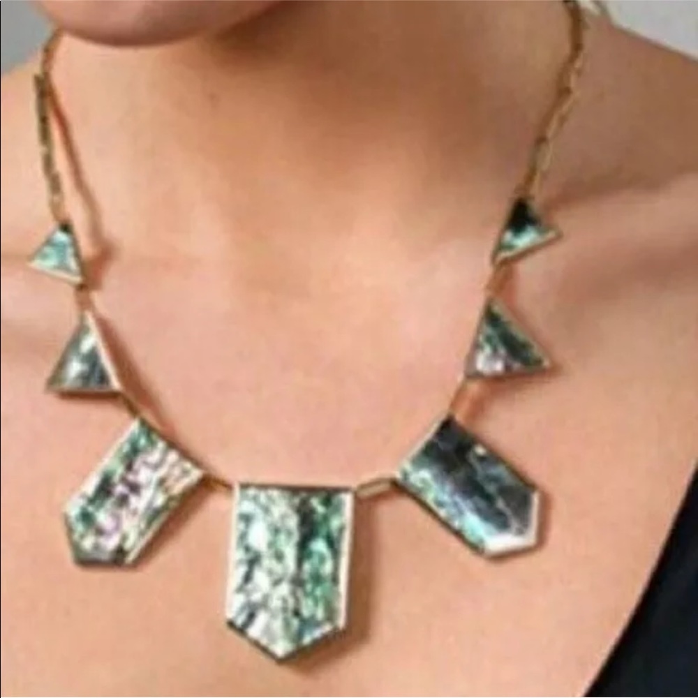 House Of Harlow 1960 necklace Abalone Station - Picture 2 of 8
